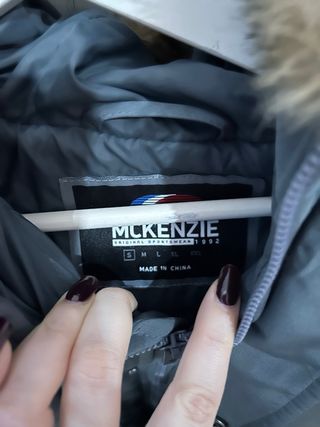 Giubbotto McKenzie Uomo Grigio Taglia S