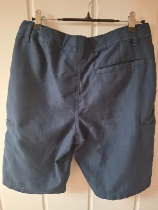 Pantalones cargo cortos mujer azul