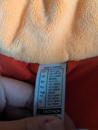 Abrigo nieve Quechua 11 años