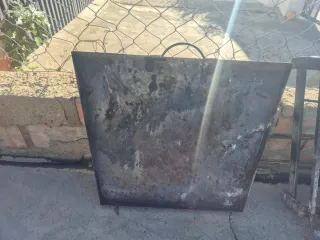 Parrilla de chimenea con cajon