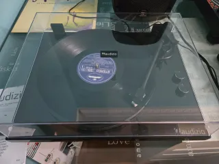 Tocadiscos Audizio Toledo Premium Negro/Plata