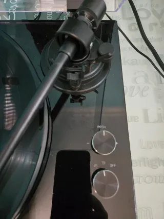 Tocadiscos Audizio Toledo Premium Negro/Plata