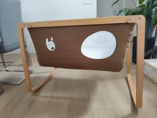 Mini cuna Belino Evo con ruedas y balanceo