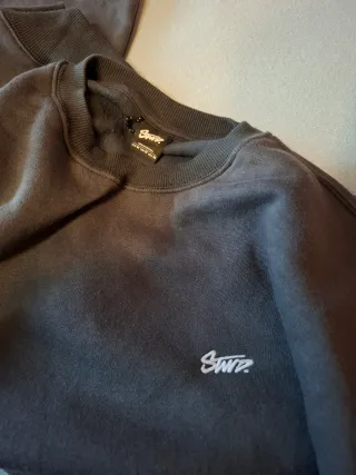 Sudadera Pull&Bear Gris Talla M