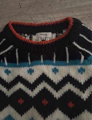 Jersey de punto multicolor