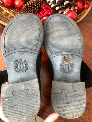 Botas negras media caña cómodas talla 40