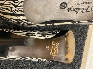 Zapatos tacon MTNG cebra