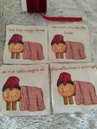 Posavasos hechos a mano para Navidad 3€ LA UNIDAD