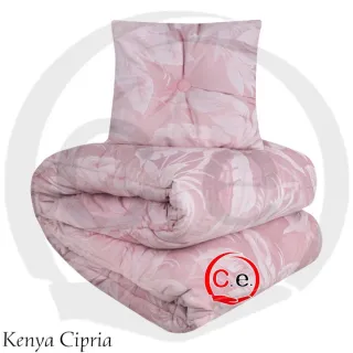 Trapunta Matrimoniale Rosa/Bianca