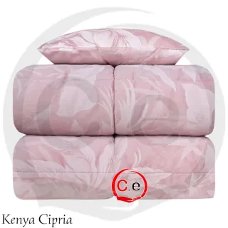 Trapunta Matrimoniale Rosa/Bianca