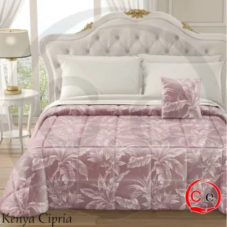 Trapunta Matrimoniale Rosa/Bianca