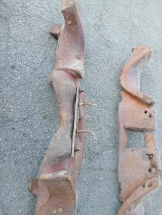 Yugo de madera antiguo