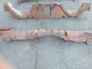 Yugo de madera antiguo