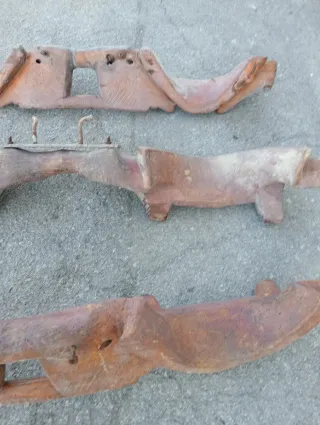 Yugo de madera antiguo