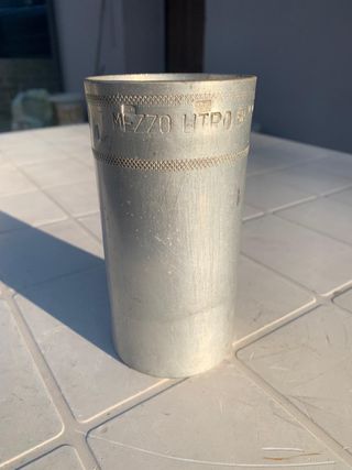 Misurino Mezzo Litro Metallo Vintage