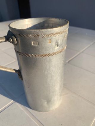 Misurino Mezzo Litro Metallo Vintage