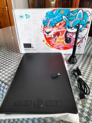 Huion Inspiroy H610X Tableta Gráfica Negra