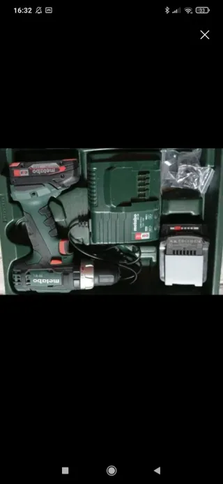 Taladro Atornillador Metabo 18V