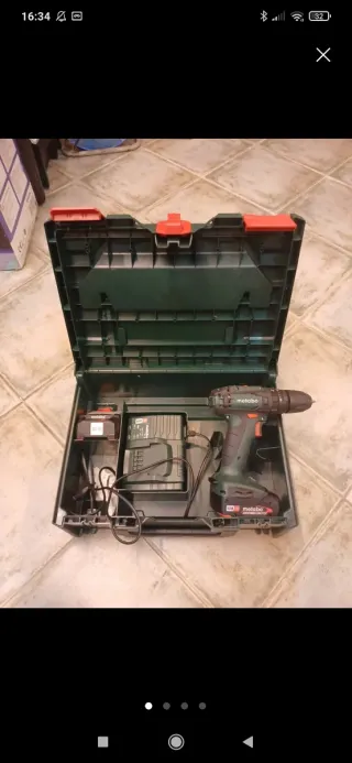 Taladro Atornillador Metabo 18V