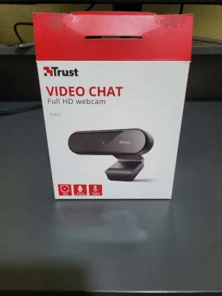 Webcam Trust Full HD Negra