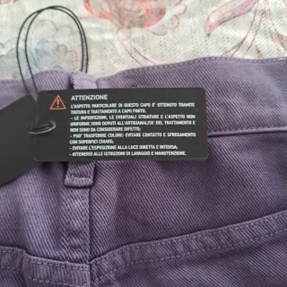 Stone Island Jeans Viola Tg. W33