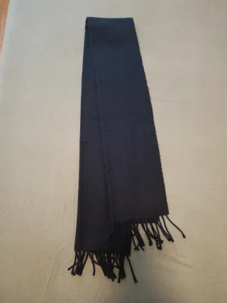 Bufanda 100% LANA ITALIANA hombre ¡NUEVA!