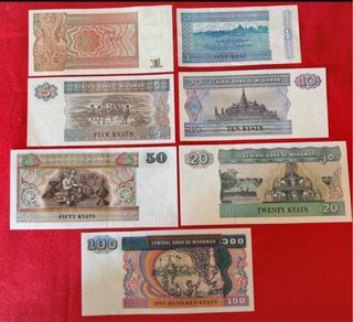 Banconote Myanmar - Lotto misto