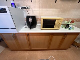 Mueble cocina fondo reducido madera