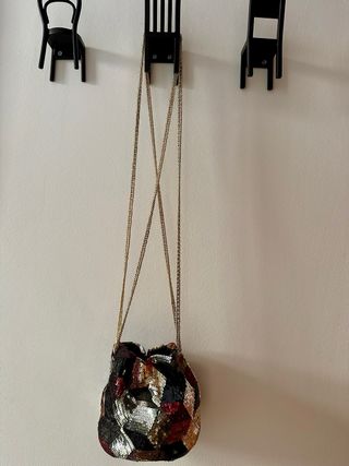 Bolso bombonera Zara lentejuelas