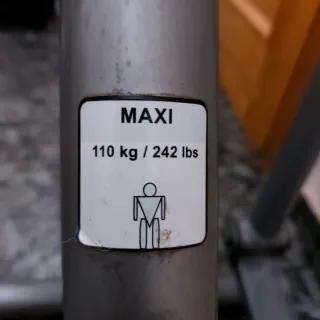 Bicicleta Elíptica Gris