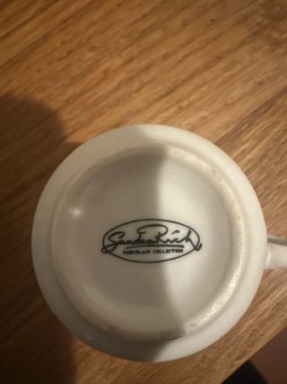 Set 6 Tazzine Caffè con Piattini Floreali