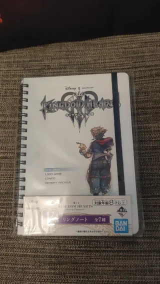 Kingdom Hearts III Sora Notebook