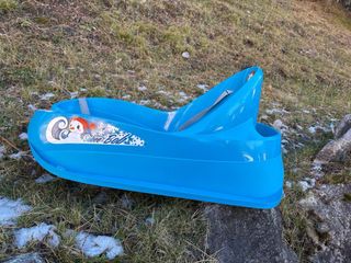 Trineo azul arrastre Nieve Bebé Decathlon