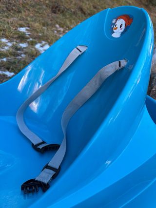 Trineo azul arrastre Nieve Bebé Decathlon