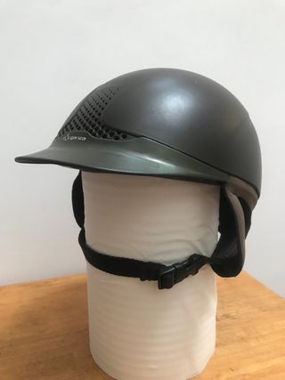 Casco equitación marrón Fouganza