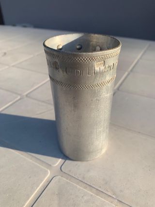Misurino Litro Alluminio Vintage