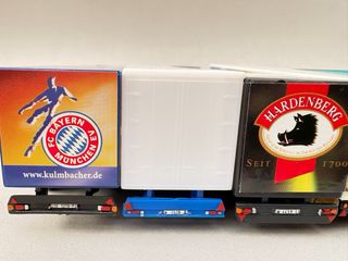 Lotto 8 di 5 camion HO Ibertren in miniatura