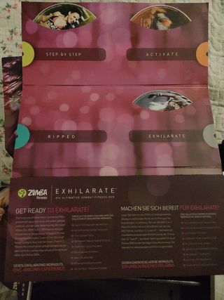 Pesas Zumba con CD y libro de programa de entrenam