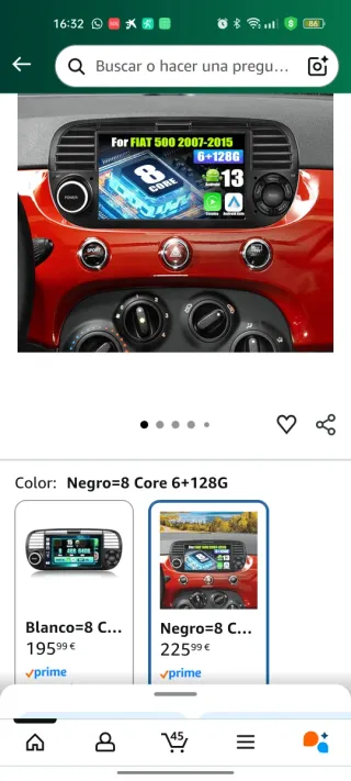 Radio Fiat 500 (2007-2015) Multimedia