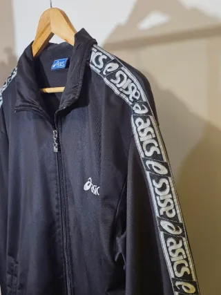 Track jacket asics vintage, sudadera deportiva
