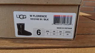 Botas UGG negras con cremallera y pelo