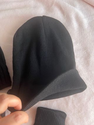 Conjunto gorro y guantes invierno