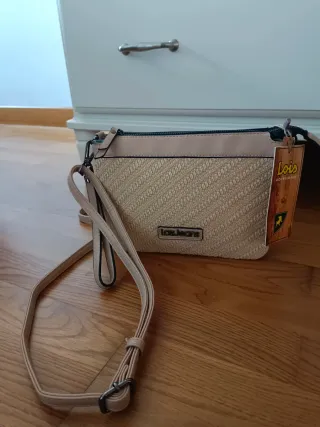 Bolso Lois beige bandolera