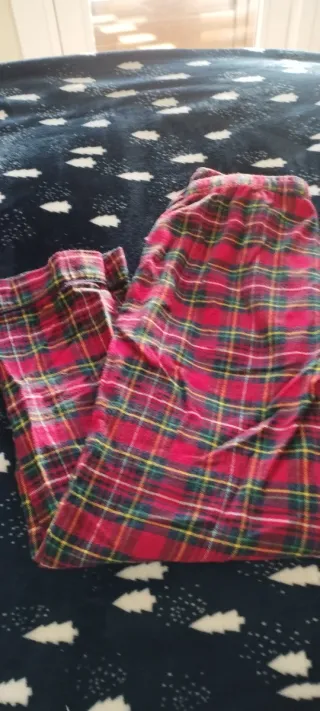 Pigiama bambino scozzese rosso