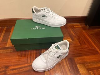 Tenis Lacoste T-39 Blancos y Verdes