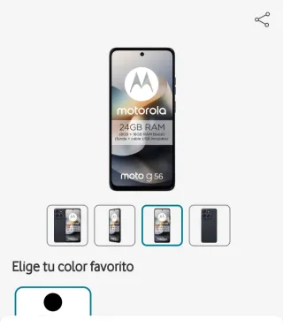 Motorola Moto G 56 256GB Negro