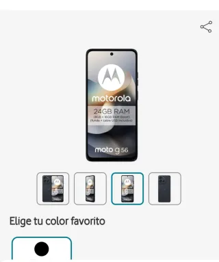 Motorola Moto G 56 256GB Negro