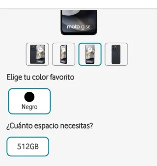 Motorola Moto G 56 256GB Negro