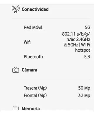 Motorola Moto G 56 256GB Negro