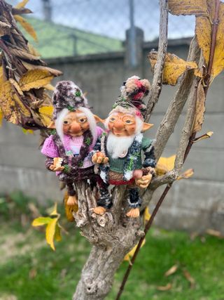 Duendes decorativos artesanales